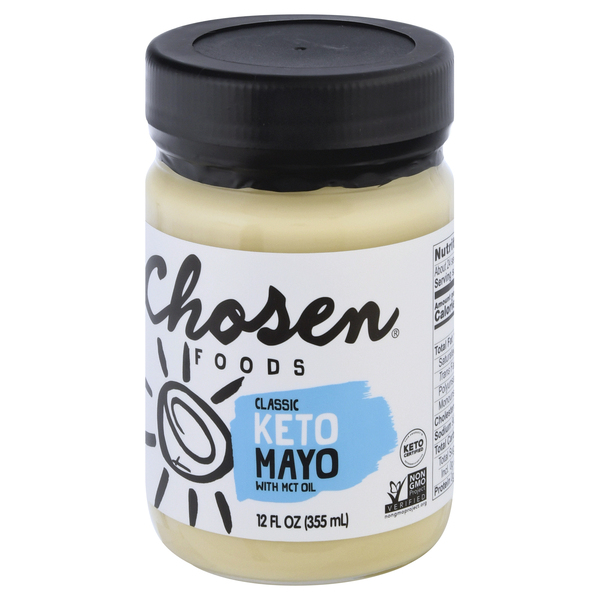 Chosen Foods Keto Mayo Classic - 12 oz jar