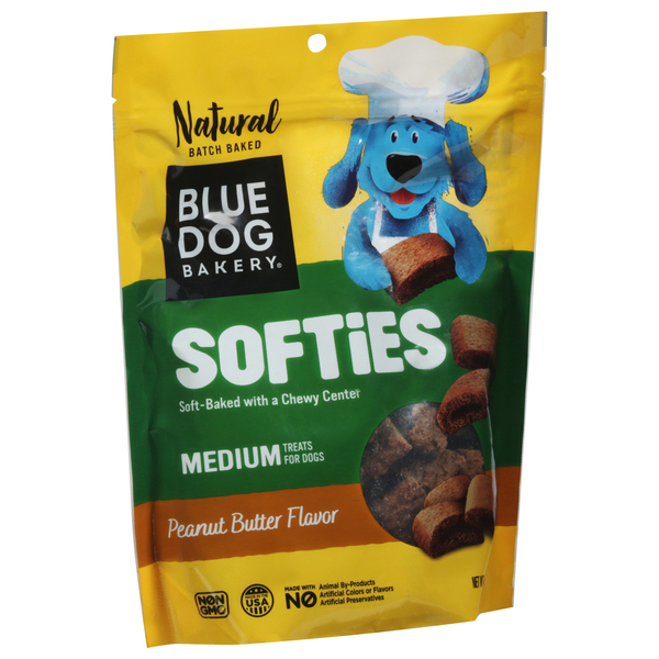 Blue Dog Bakery Natural Softies Peanut Butter Medium Soft Baked Dog Treats 16.2 oz bag GIANT