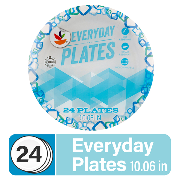 Save on Giant Everyday Paper Plates Heavy Duty 10.06 Inch Order