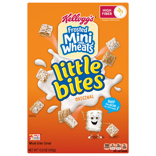 Kellogg's Frosted Mini Wheats Cereal Little Bites Original - 15.9