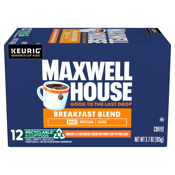 Maxwell house decaf k cups deals