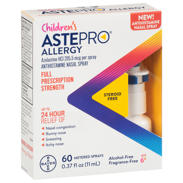 Astepro Children s Allergy Antihistamine Nasal Spray 0.37 oz pkg