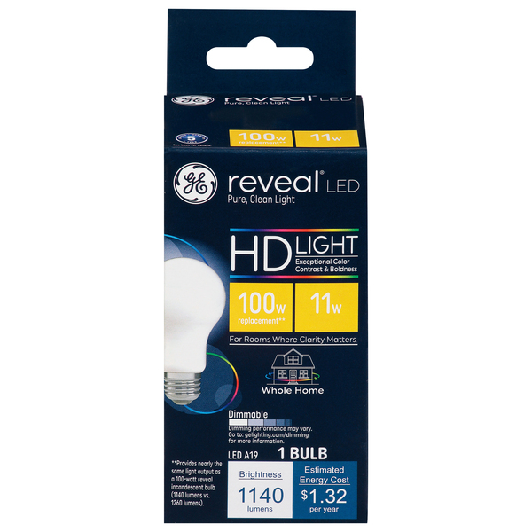Ge reveal 100 watt 2025 incandescent light bulbs