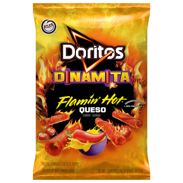 Doritos Tortilla Chips Flamin' Hot Cool Ranch Flavored, 9.25 oz