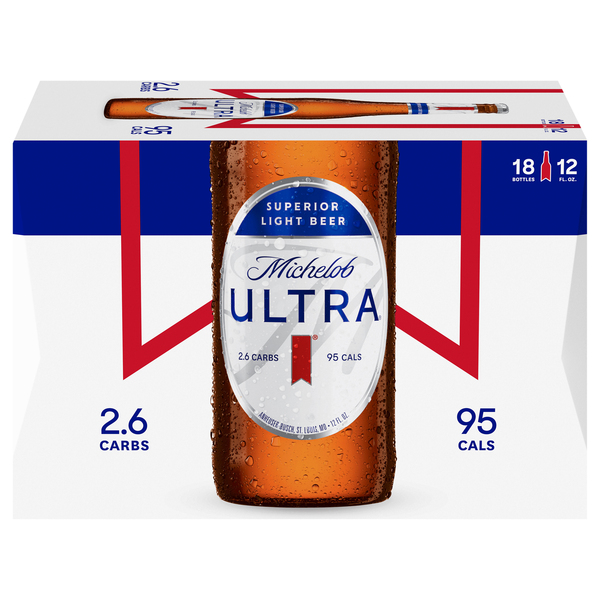 Michelob Ultra Superior Light Beer 18