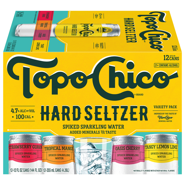 Topo Chico Hard Seltzer Variety Pack 12 FL. OZ. 12PK Cans