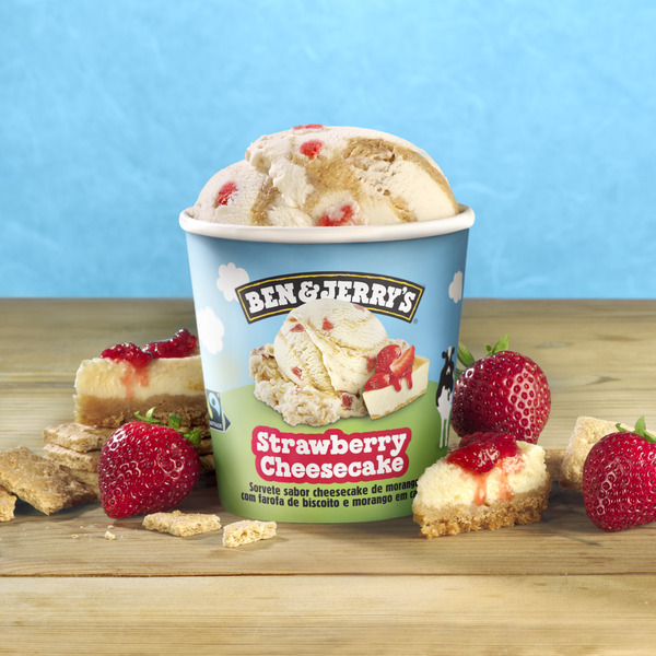 Ben & Jerry's Strawberry Cheesecake Ice Cream - 1 pint Ben & Jerry's Strawberry Cheesecake Ice Cream - 1 pint
