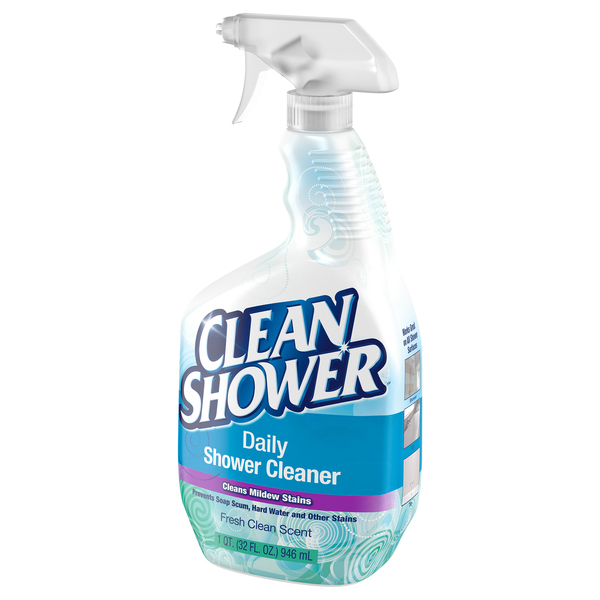 Clean Shower Shower Cleaner, Daily, Fresh Clean Scent 1 qt, Bathroom