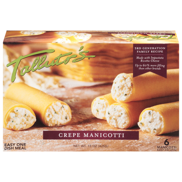 Talluto's Crepe Manicotti - 6 ct - 15 oz box