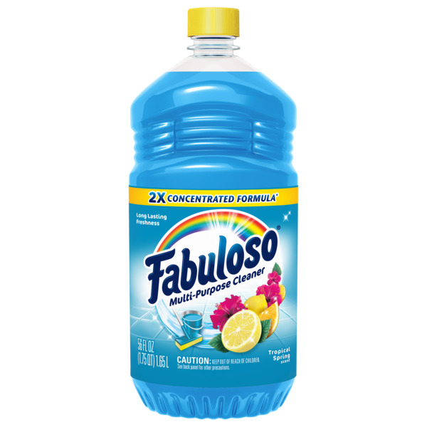 Fabuloso Multi-Purpose Cleaner, 2X Concentrated Formula, Passion of Fruits  Scent, 56 oz 