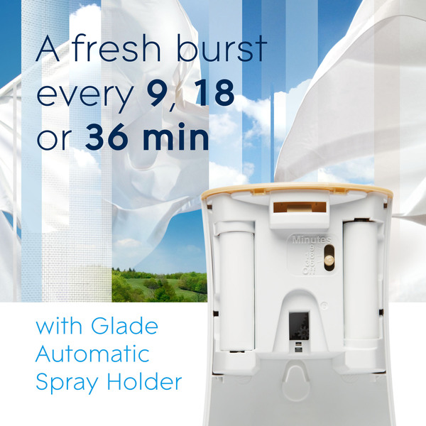 Glade Clean Linen Air Freshener Automatic Spray Refill - 6.2 oz can