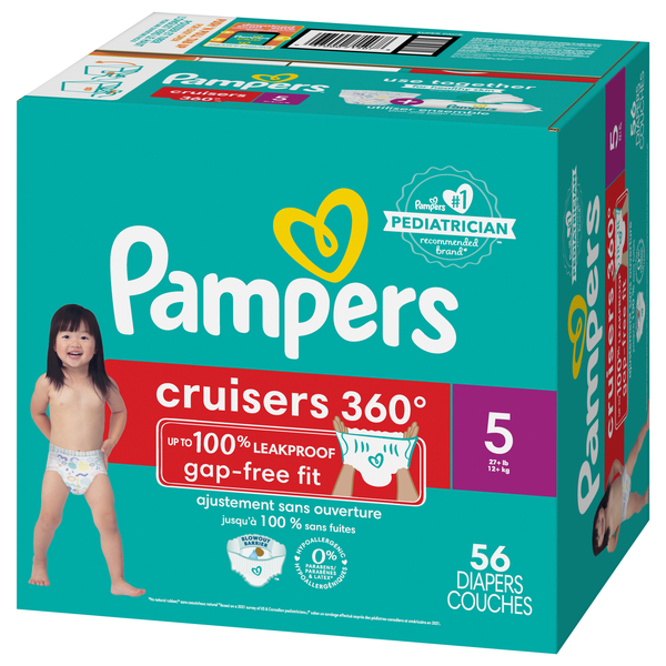 Pampers size 5 360 fit sales