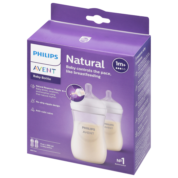 Bottiglia Philips AVENT Natural Response 260 ml, 1m+ koala - Biberon