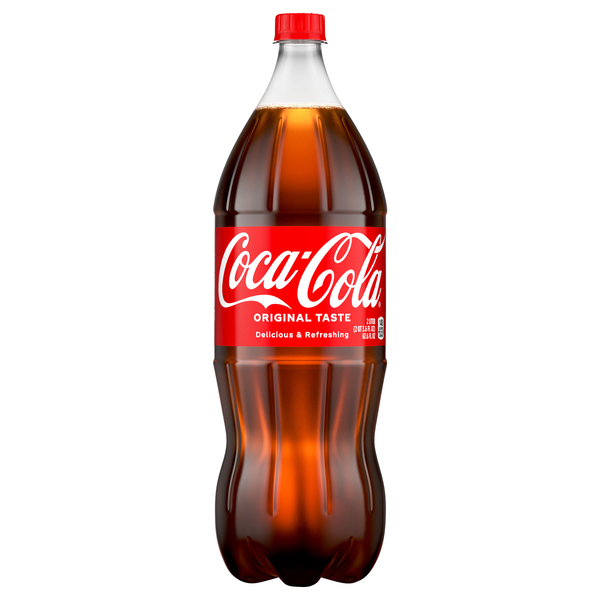 Coca-Cola Recycled Glass Bottle W/Lid 20oz.