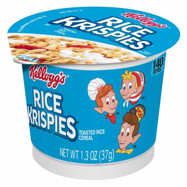 Rice Krispies Toasted Cereal 0.63-Ounce Cups Pack of 96