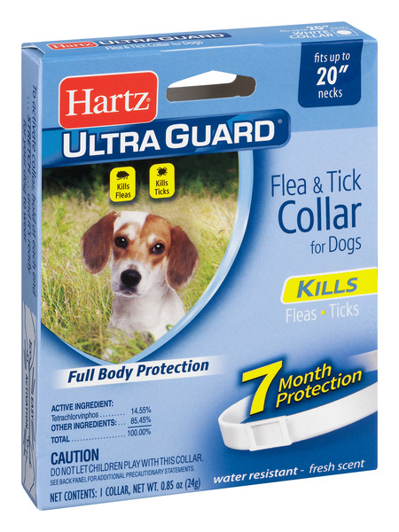 Hartz UltraGuard Flea Tick Collar for Dogs w Necks up to 20 Inch