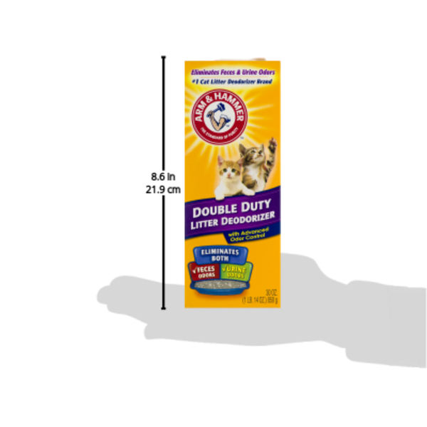 Arm Hammer Double Duty Litter Deodorizer with Advanced Odor