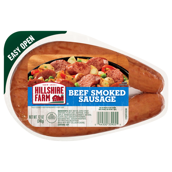 Hickory Farms Summer Sausage Semi-Dry Signature Recipe Beef