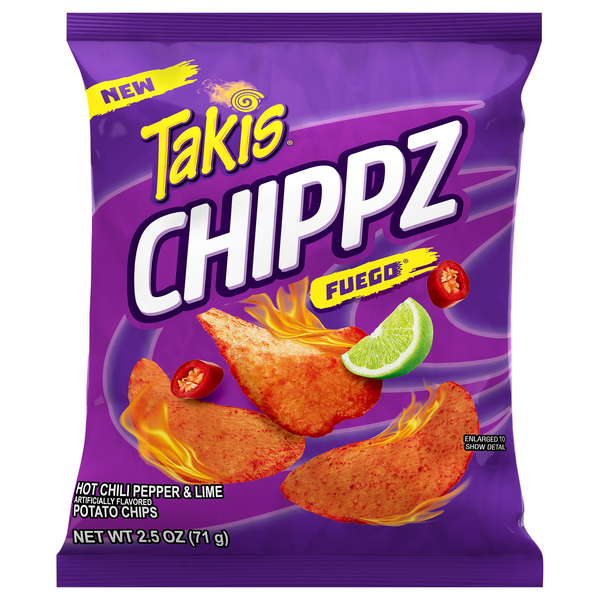Takis Chippz Potato Chips Fuego
