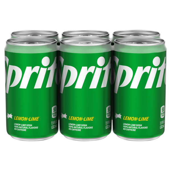 Sprite Lemon Lime Soda Mini Cans - 6 pk - 7.5 oz can