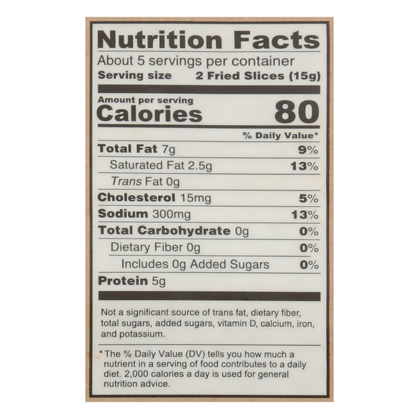 Nutritional Panel