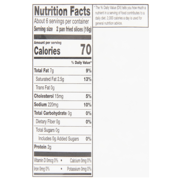 Nutritional Panel