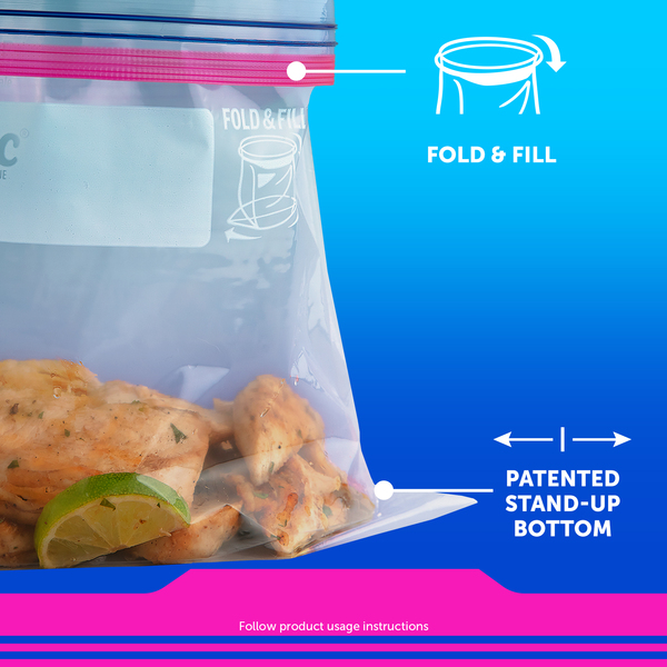 Quart Freezer Storage Bags - 40ct - Up & Up™ : Target