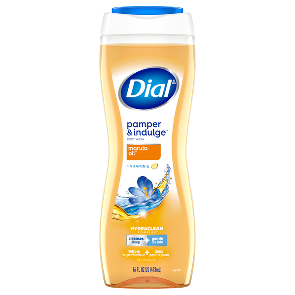 Dial Pamper Indulge Marula Oil Vitamin E Body Wash 16 oz btl Stop Shop