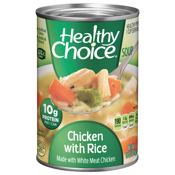 Healthy Choice Chicken Noodle Canned Soup, 15 OZ