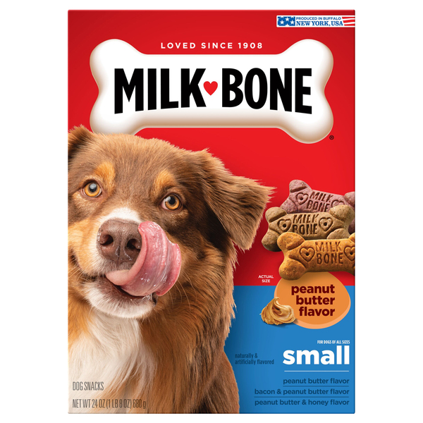 Milk Bone Peanut Butter Variety Pack Small Dog Treats 24 oz box GIANT