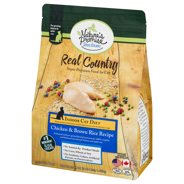 Nature s Promise Free Country Indoor Diet Dry Cat Chicken Brown