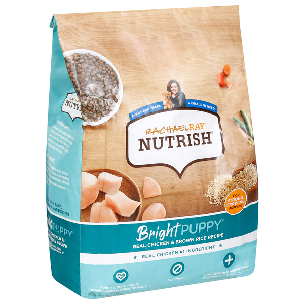 Rachael Ray Nutrish Bright Puppy Chicken Brown Rice Dry Dog Food 6 lb bag Stop Shop