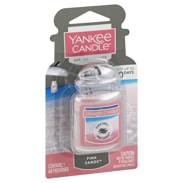 Yankee Candle Car Jar Ultimate Air Freshener, Pink Sands