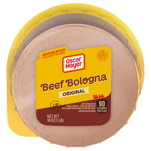 Oscar Mayer Original Beef Bologna Sliced - 16 oz pkg | MARTIN'S