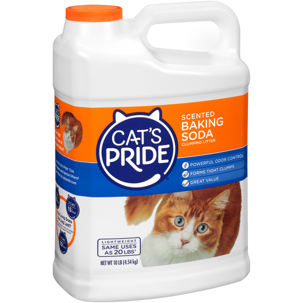 Cat s Pride Baking Soda Clumping Scented Lightweight Cat Litter 10 lb jug MARTIN S