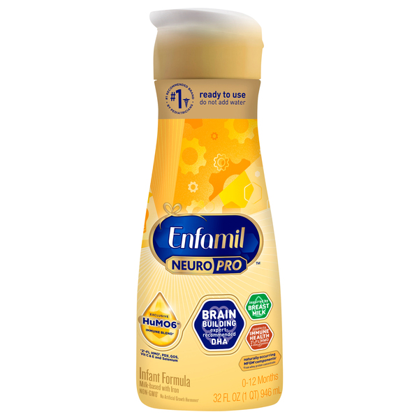 Enfamil NeuroPro Infant Formula Milk Based with Iron Ready to Use