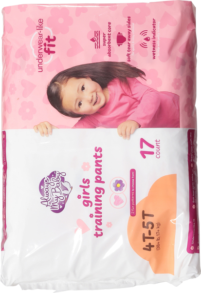 Save on Always My Baby 4T-5T Training Pants Girls 38+ lbs Order
