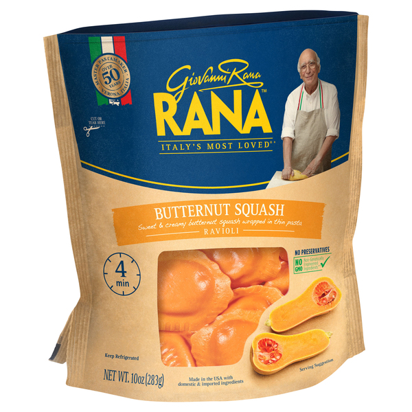 Giovanni Rana Ravioli Pasta Butternut Squash Fresh - 10 oz pkg