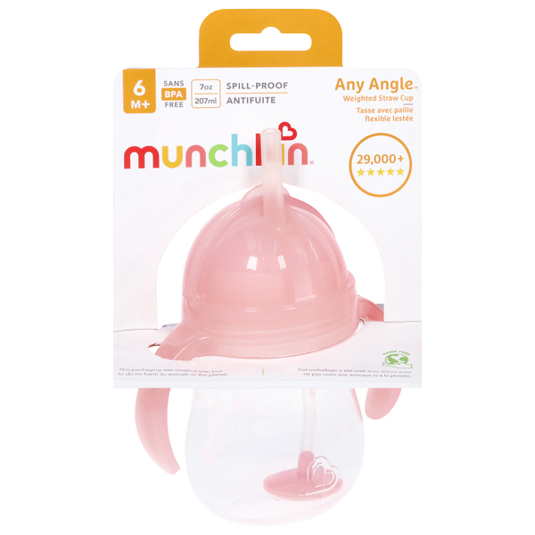 Munchkin Weighted Flexi-Straw Cup BPA Free 6+m - 1 ct pkg