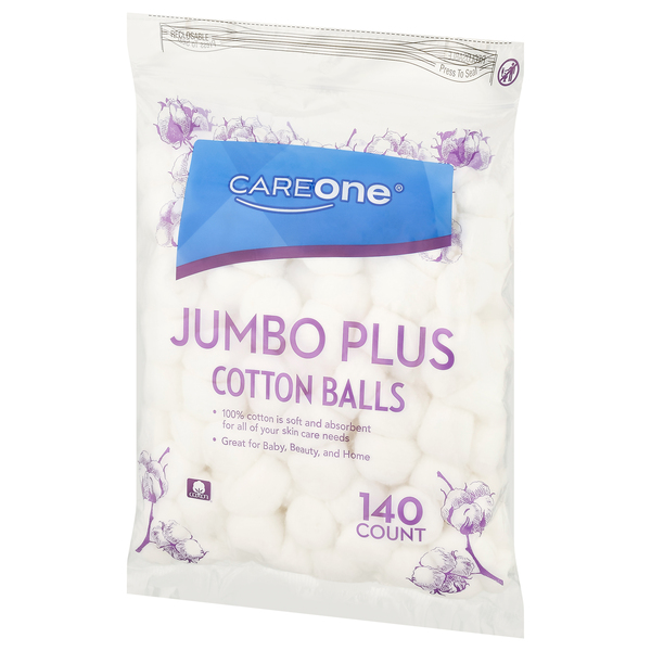 Equate Beauty Cotton Balls, Jumbo - 100 cotton balls