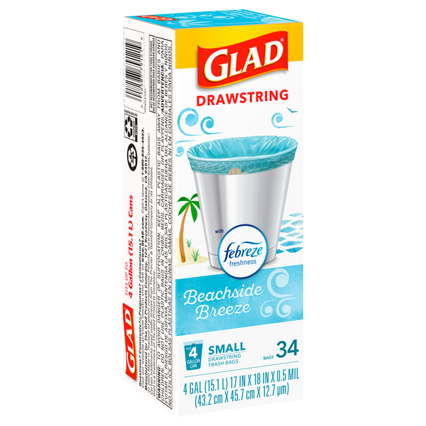 Glad Garbage Bags Small - 30 CT, Shop