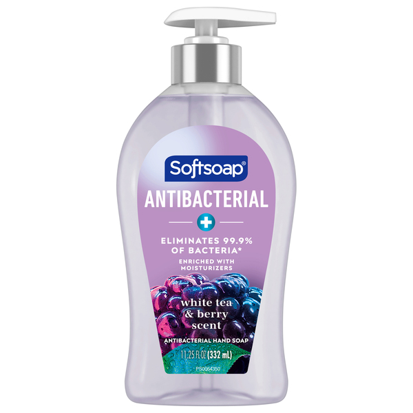 Softsoap Antibacterial Hand Soap White Tea & Berry Pump