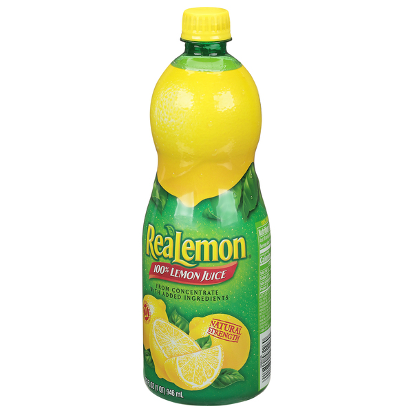 Concentrated lime juice top