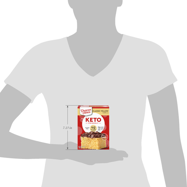 Duncan Hines Keto Friendly Gluten Free Classic Yellow Cake