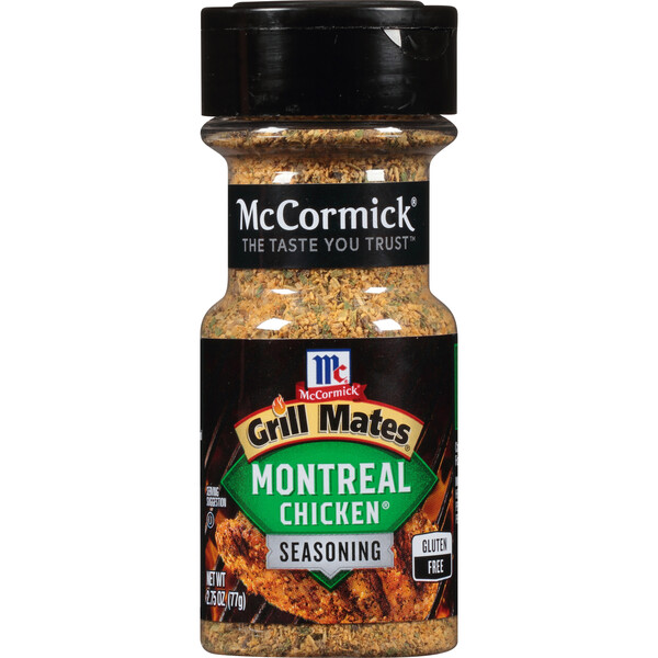 McCormick Grill Mates Montreal Chicken Seasoning Gluten Free - 2.75 oz btl