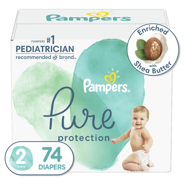 Pampers pure protection size 2 store
