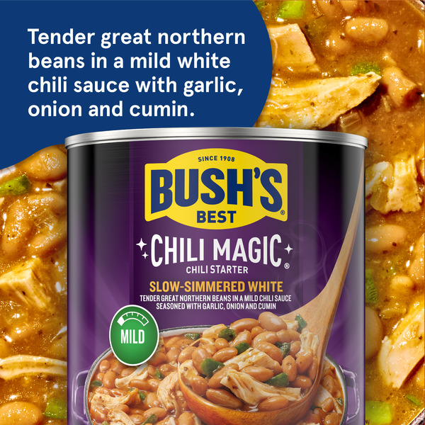 Bush's Chili Magic Mild Slow-Simmered White Chili Starter - 15.5 oz can |  GIANT
