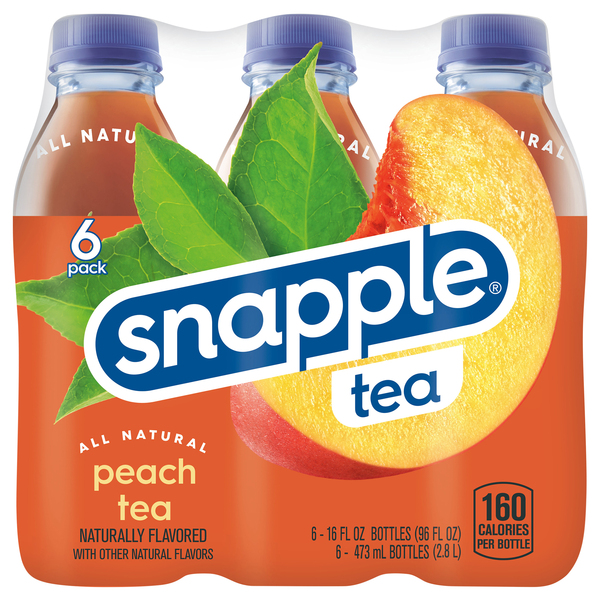 Snapple - Diet Peach Tea - 16 oz (12 Plastic Bottles)