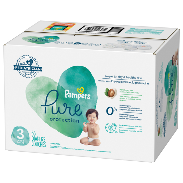 PAMPERS BABY-DRY TAILLE 7 60 COUCHES