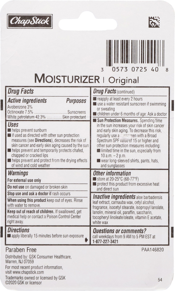 Back of Pack